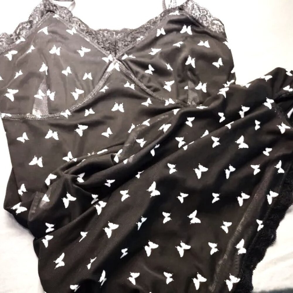 Wild Fable Butterfly Print Slip Style Dress